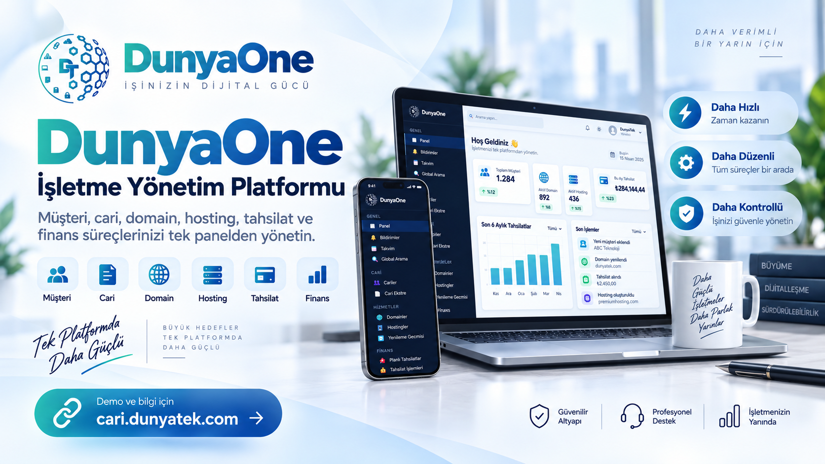 DunyaOne – İşletme Yönetim ve Finans Platformu